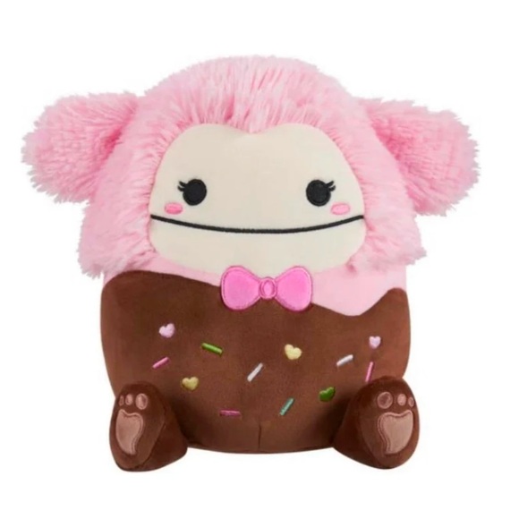 Brina the Chocolate Dipped Big foot Valentine Squishmallow 8inch NWT - Picture 4 of 7